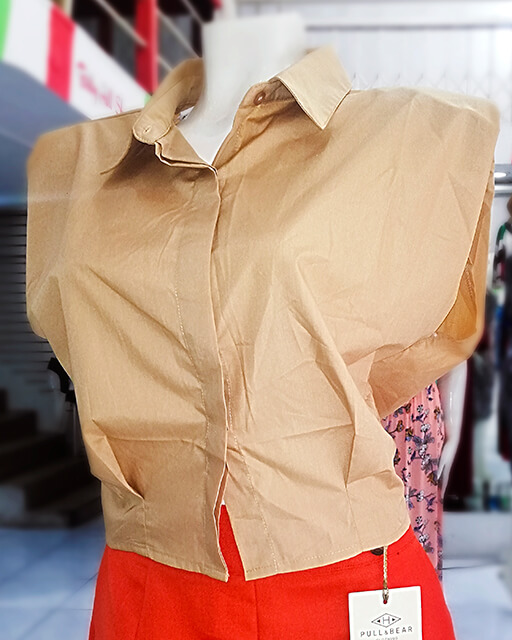 Blusa Cien Color Caqui