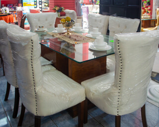 Comedor 6P Mesa Vidrio
