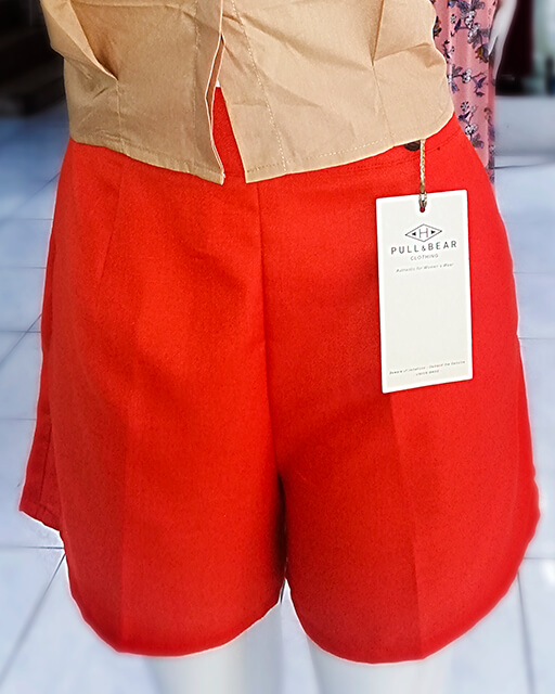 Short Pull & Bear Naranja