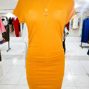 Vestido Saints Color Mostaza