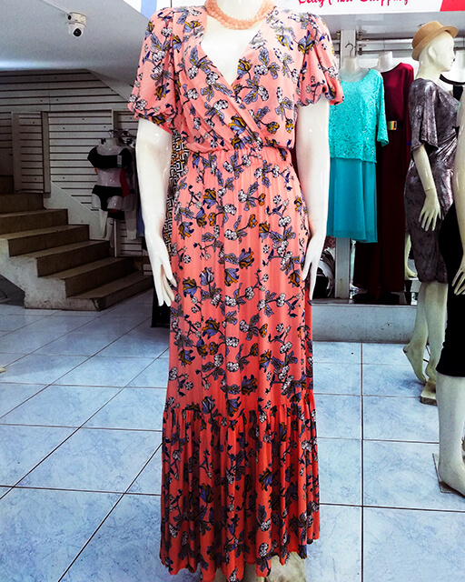 Vestido Tri'g Floreado Melón