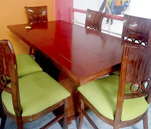 J. Comedor Madera 6P V