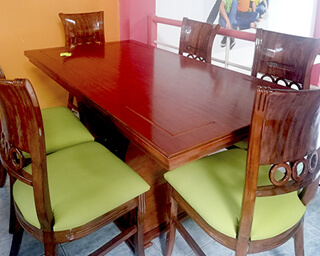 J. Comedor Madera 6P V